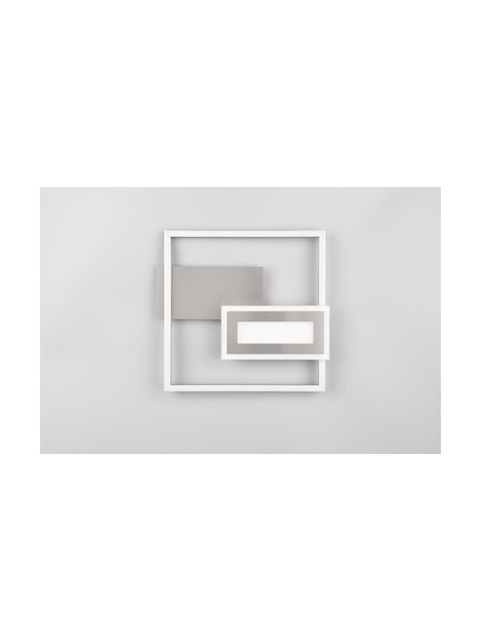 Trio Lighting Deckenleuchte Silber mit Integrierter LED