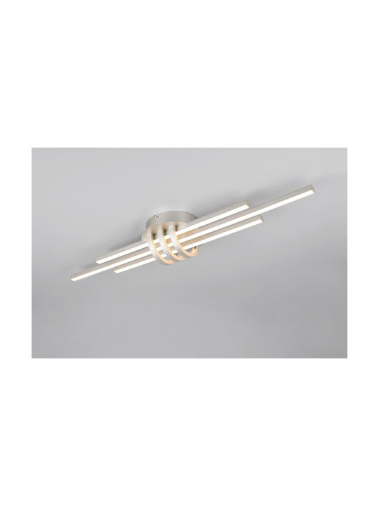 Trio Lighting Plafonieră de Tavan Argintiu cu LED Integrat