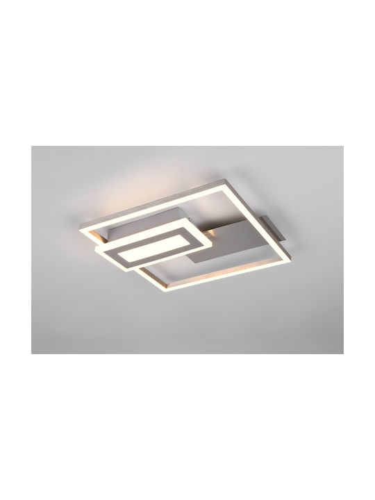 Trio Lighting Deckenleuchte Silber mit Integrierter LED