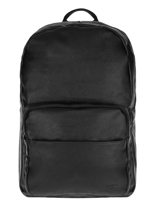 Casual Backpack Exclusive Capacity 30x13x46 Cm Black Faux Leather Laptop