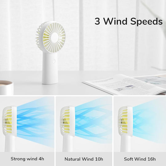 Tragbarer Ventilator 4000mAh Jisulife Fa20x Weiß