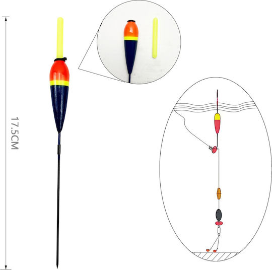 Tpster Fishing Float-022 2.5g 17.5cm 38183