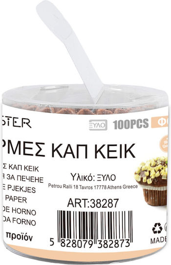 Tpster Карамелени документи за кексчета Хартия 38287 100pcs Tpster Карамелени документи за кексчета Хартия 38287 100pcs