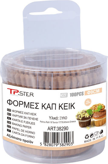 Tpster Карамелени документи за кексчета Хартия 38290 100pcs Tpster Карамелени документи за кексчета Хартия 38290 100pcs