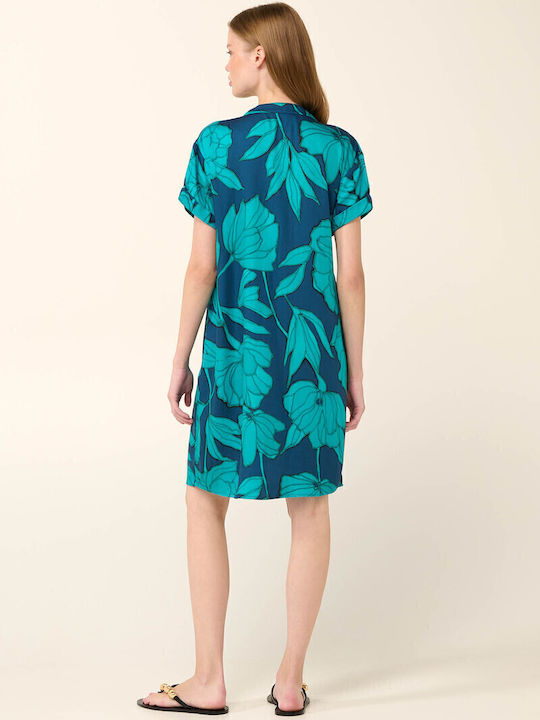 Sommer Damenkleid Blue Lagoon