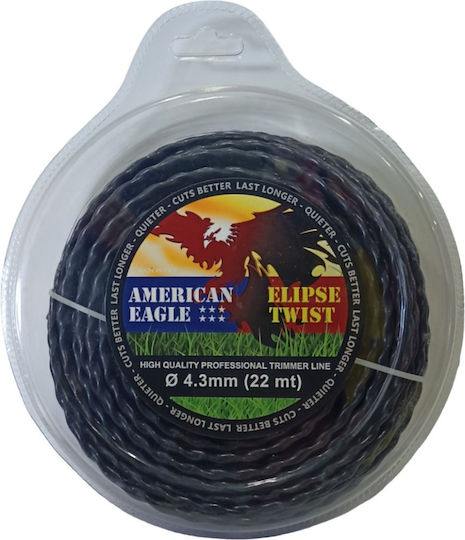 American Eagle Μεσινέζα Οβάλ Μήκους 22m και Πάχους 4.3mm