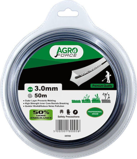 Agroforce 05709 Μεσινέζα Τετράγωνη Μήκους 50m και Πάχους 3mm