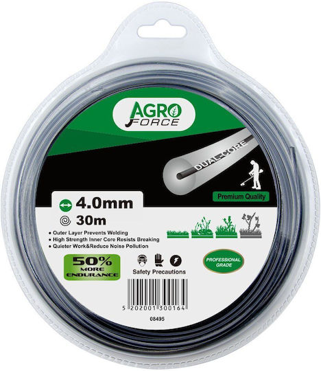 Agroforce 07693 Μεσινέζα Στρογγυλή Μήκους 30m και Πάχους 4mm