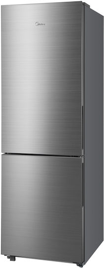 Midea Ψυγειοκαταψύκτης 401lt Total NoFrost Υ186xΠ59.5xΒ67εκ. Inox MDRB548MME46