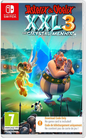 Asterix & Obelix XXL 3: The Crystal Menhir (Code In A Box) Switch Game