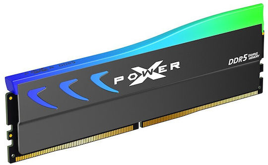 Silicon Power Storm RGB 32GB DDR5 RAM cu 2 module (2x16GB) și