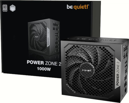 Be Quiet Power Zone 2 1000W Black Computer Power Supply Full Modular 80 Plus Platinum