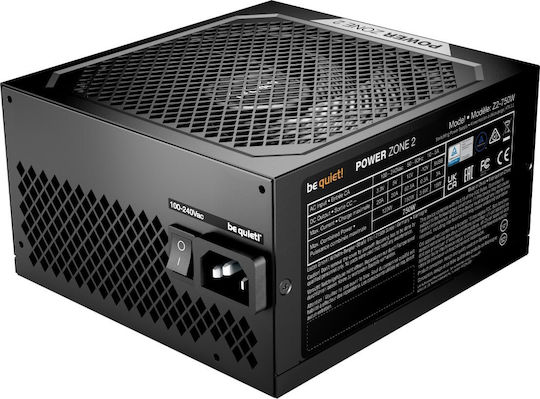 Be Quiet Power Zone 2 750W Black Computer Power Supply Full Modular 80 Plus Platinum