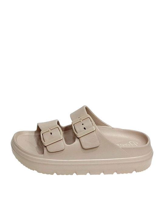 Flip Flops In Sandal Style In Brown Colour