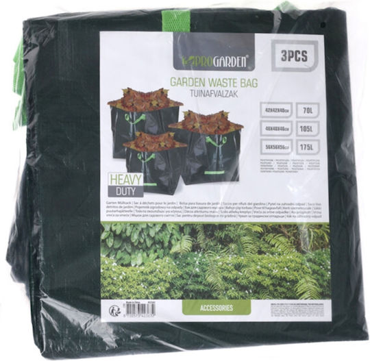 Leaf Collection Bags Progarden Capacity 70lt 105lt 175lt 3 Pieces Cy5910760