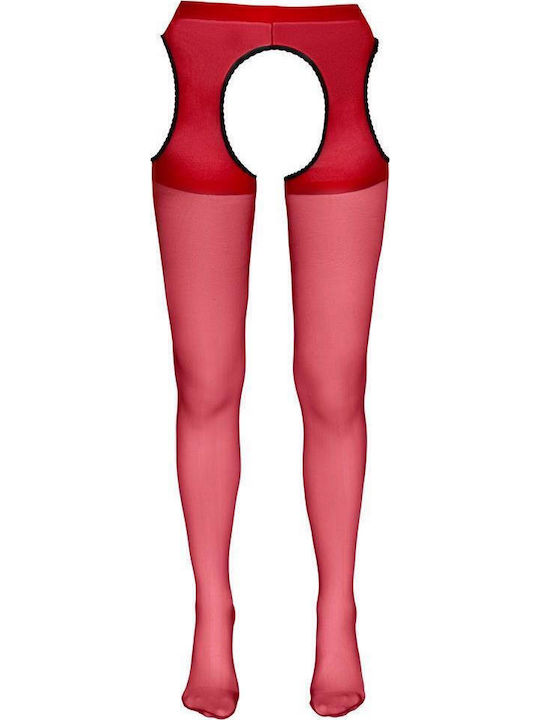 Cottelli Collection Sex Stockings Sexy Κάλτσες Κόκκινες