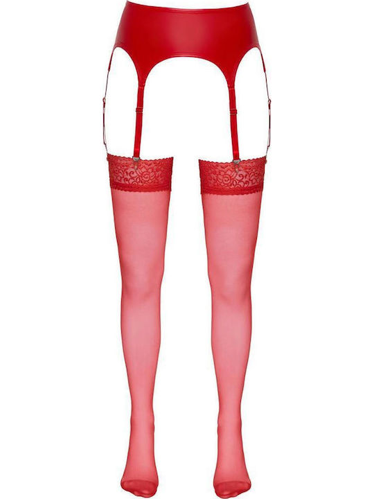 Cottelli Collection Sexy Κάλτσες Red