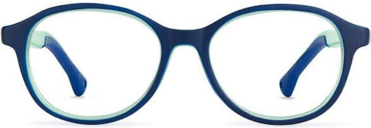 Nanovista Sprite Children's Plastic Eyeglass Frame Blue