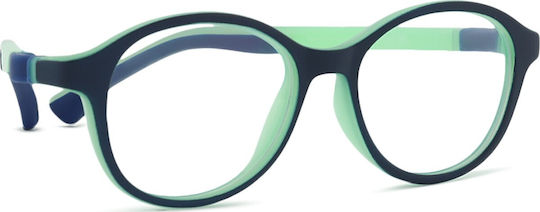 Nanovista Sprite Children's Plastic Eyeglass Frame Blue