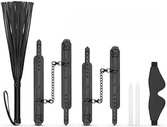 Bedroom Fantasies BDSM Kit in Black Color 5pcs