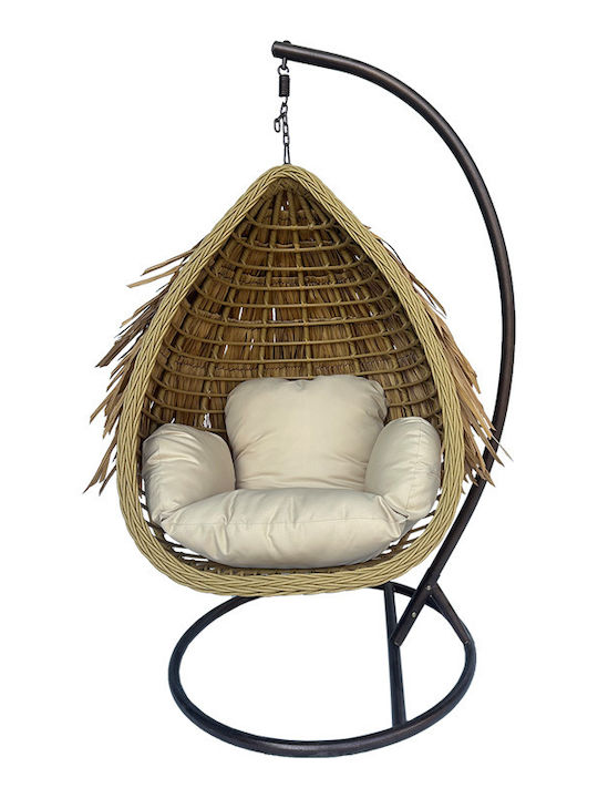 Varur Φωλιά Rattan Μ120xΠ105xΥ195cm Καφέ Varur Φωλιά Rattan Μ120xΠ105xΥ195cm Καφέ