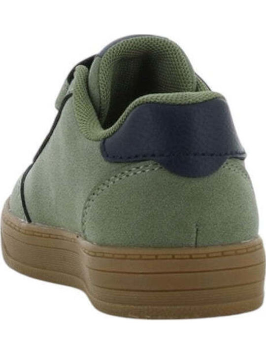 Παιδικά Sneakers Ανατομικά με Σκρατς Χακί