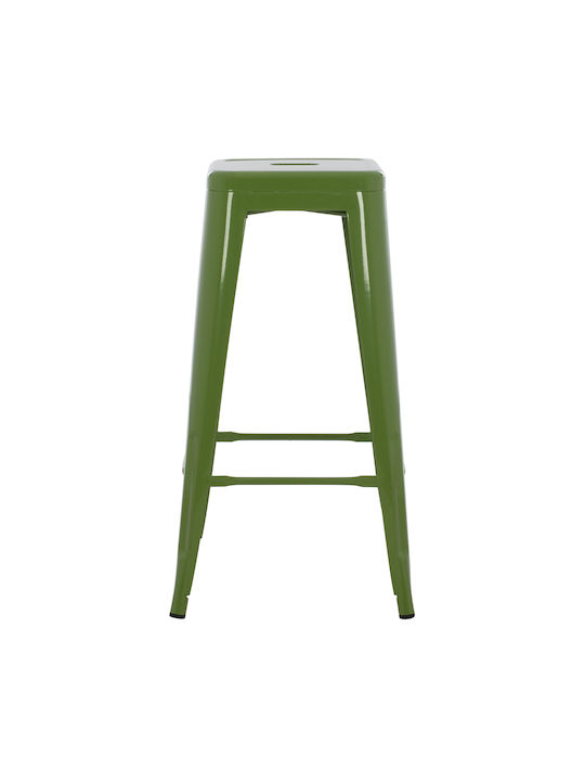 Stool for Bar Outdoor Light Light Olive Green 43x43x78cm