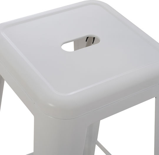 Табуретка Бар За външна употреба Melita-pro Белият шахмат 1бр 43x43x78см