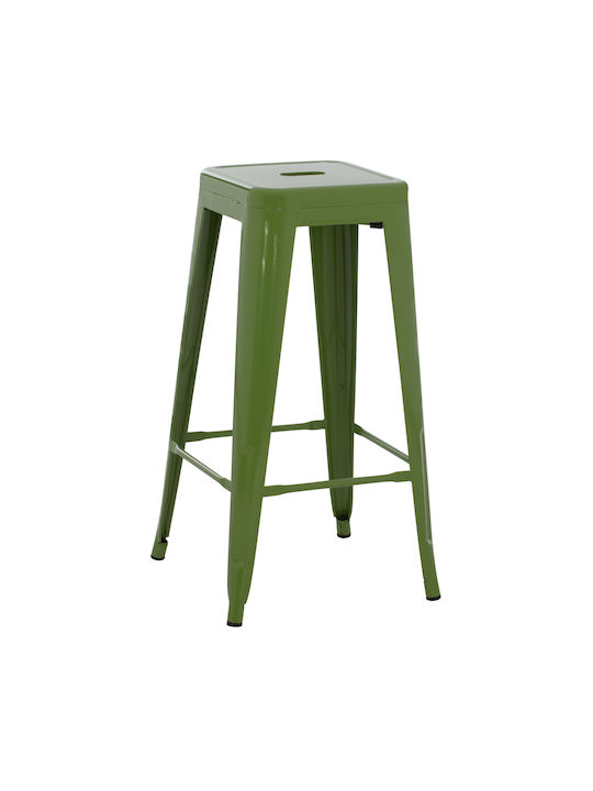 Stool for Bar Outdoor Light Light Olive Green 43x43x78cm