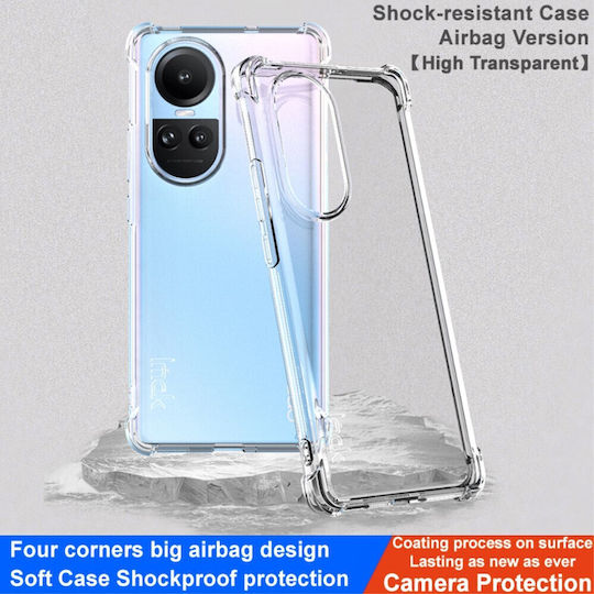 Imak Airbag Series Verstärkte Ecken Umschlag Rückseite Silikon Transparent (Oppo Reno5 5G)