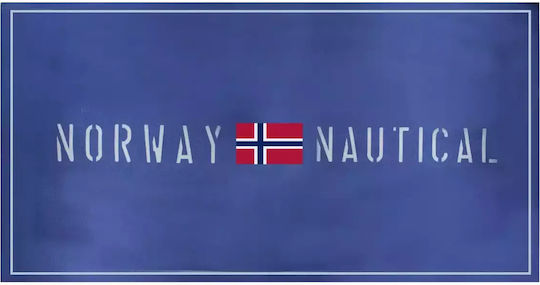Scuola Nautica Italiana Πετσέτα Θαλάσσης Μπλε 180x90εκ.
