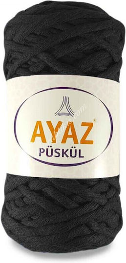 Νήμα Τσάντες Ayaz Puskul Βαμβακερό Μαύρο 250gr 1217