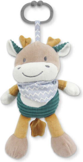 Lorelli Pendant Toy for Cot with Music Deer Blue Natural for 0++ Months
