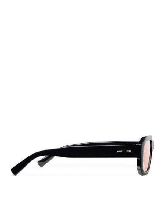 Meller Kessie Unisex Sunglasses with Black Plastic Frame and Black Lens KES-TUTPEACH