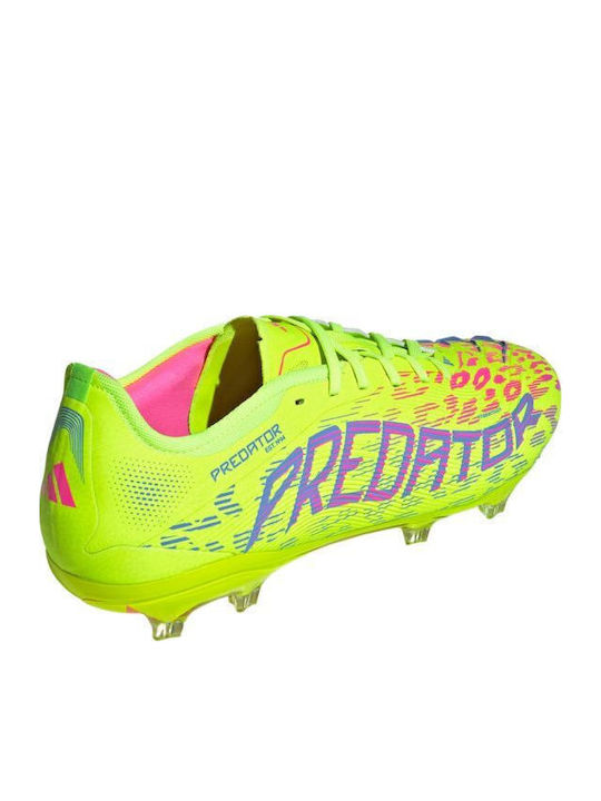 adidas Predator Pro Football Shoes with Cleats Green