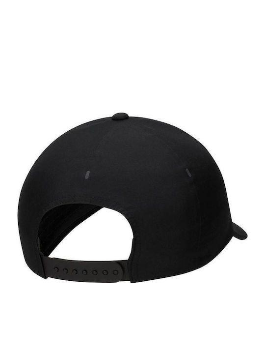 Fj6205-010 Nike Storm-fit Club Structured Aerobill Cap Black Reflective Silver Color