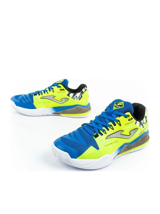Joma Spin Ανδρικά Παπούτσια Padel για Χωμάτινα Γήπεδα Κίτρινα
