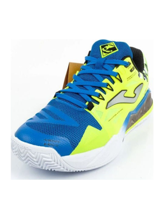 Joma Spin Ανδρικά Παπούτσια Padel για Χωμάτινα Γήπεδα Κίτρινα