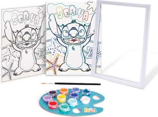 Happihobbi Рисуване и рамка по номера Disney Stitch 1038-41035