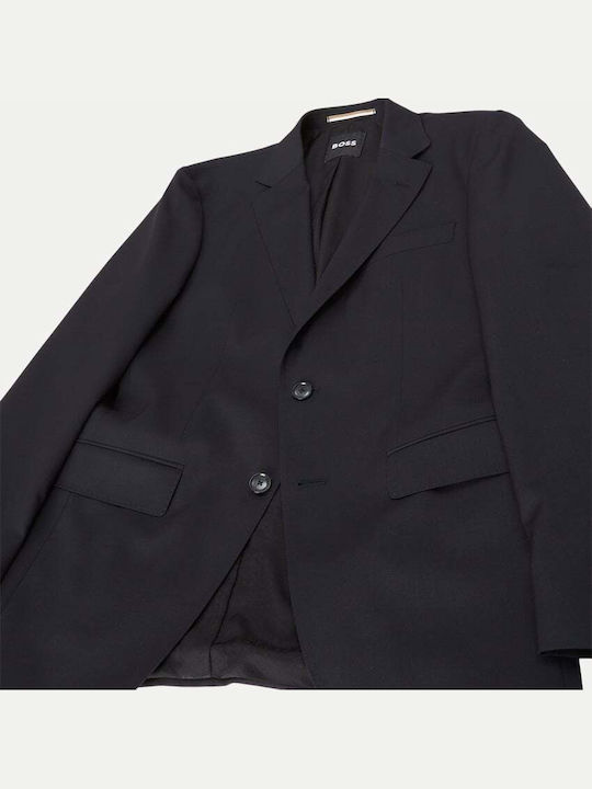Men's Summer Suit Slim Fit Dark Blue