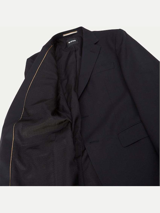 Men's Summer Suit Slim Fit Dark Blue