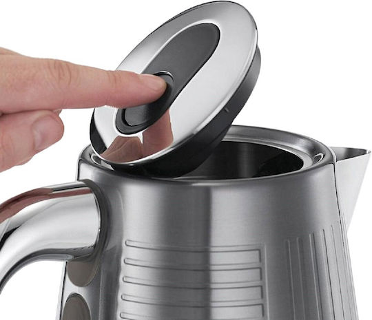 Russell Hobbs Geo Steel Reisekessel 1.7Es 2400W Grau