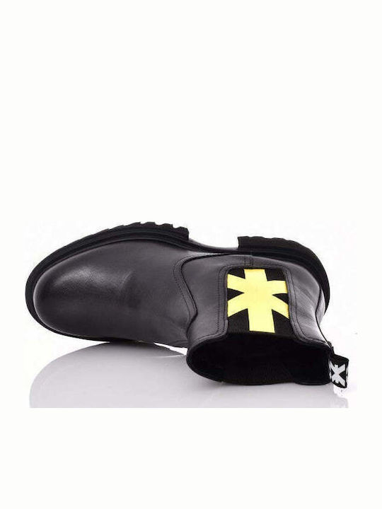 Leather Black Men's Boots