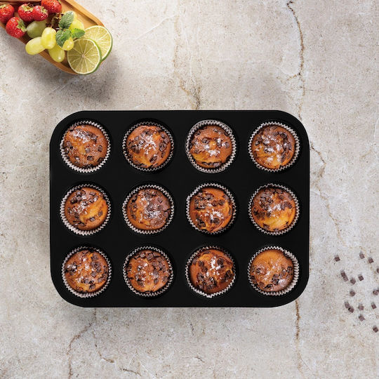 Berlinger Haus Φόρμα Ζαχαροπλαστικής για Cupcakes/Muffins 12 Θέσεων 35x26.5x3εκ.