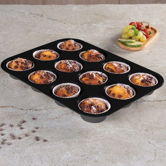 Berlinger Haus Φόρμα Ζαχαροπλαστικής για Cupcakes/Muffins 12 Θέσεων 35x26.5x3εκ.