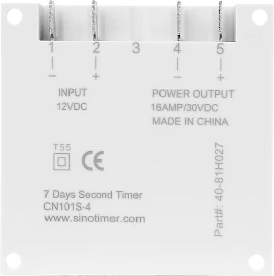 Sinotimer Digital Timer 1 Second Interval 12v Programmable Lcd Digital Timer 7-day Weekly Use Cn101s-4