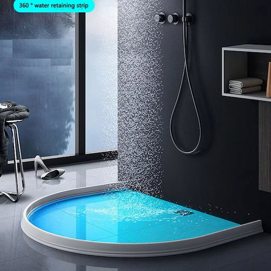 Flexibler selbstklebender Wasserhalte-Streifen 2m Grau