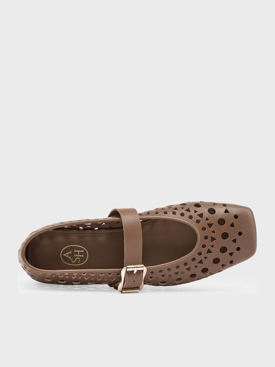 Brook Combo C Women's Ballerina Shoes Cinnamon