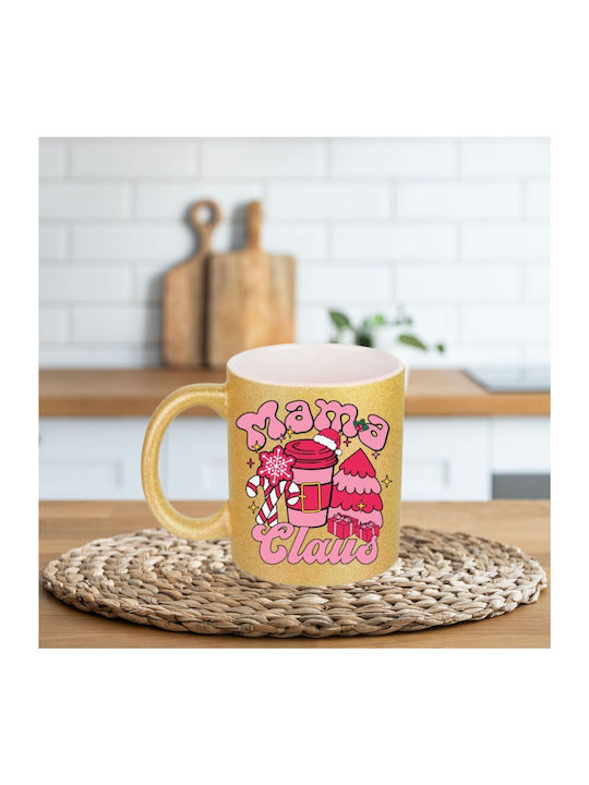 Mama Claus Weihnachtskeramikbecher