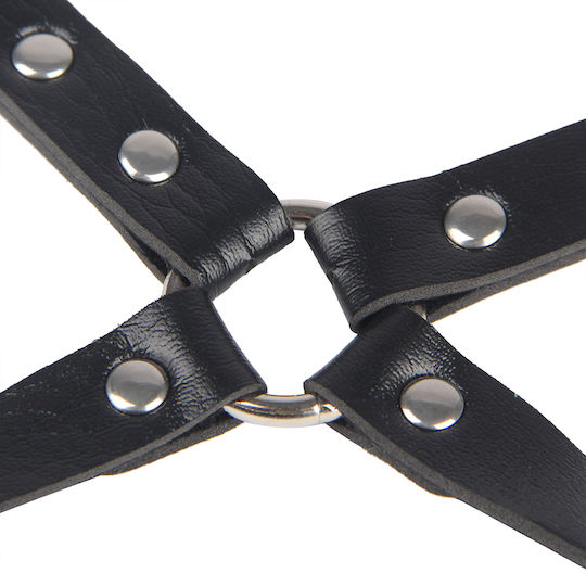 Curea Neagră Trend Bondage Brățară Buclă Picior Curea Punk Talie
